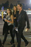 *EXCLUSIVE* Cindy Crawford and Rande Gerber take the kids to the U2 concert