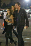 *EXCLUSIVE* Cindy Crawford and Rande Gerber take the kids to the U2 concert