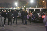 *EXCLUSIVE* Cindy Crawford and Rande Gerber take the kids to the U2 concert