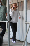 *EXCLUSIVE* Lily-Rose Melody Depp gets Comforted by a Friend