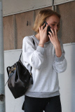 *EXCLUSIVE* Lily-Rose Melody Depp gets Comforted by a Friend