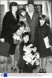 Actor Tony Curtis (died 9/10) With Wife Lesley Baby Benjamin And (l-r) Allegra Nicholas And Alexandra.