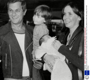 Actor Tony Curtis (died 9/10) With Wife Lesley And Their Children.