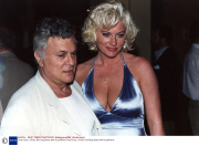 Tony Curtis, Jill Van Den Borg Actor with his girlfriend