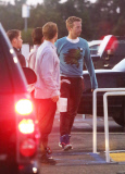 PREMIUM EXCLUSIVE Chris Martin and his pals check out the U2 concert