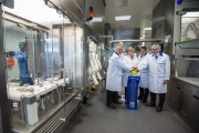 Merkel bei Sanofi