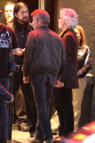 Sean Penn and friends arrive at U2's intimate concert at The Roxy