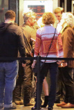 Sean Penn and friends arrive at U2's intimate concert at The Roxy