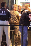 Sean Penn and friends arrive at U2's intimate concert at The Roxy
