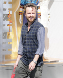 Aaron Paul Shopping In Beverly Hills 