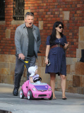Alec Baldwin and the family enjoy a Saturday In The Park
