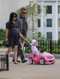 Alec Baldwin and the family enjoy a Saturday In The Park