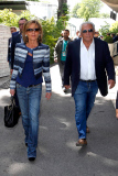 DSK ARRIVE A ROLAND GARROS