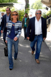 DSK ARRIVE A ROLAND GARROS