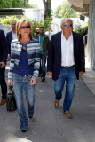 DSK ARRIVE A ROLAND GARROS