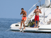 Cristiano Ronaldo auf einer Yacht in Südfrankreich