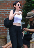 Rose McGowan Leaving Her Hotel In NYC 