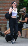 Rose McGowan Leaving Her Hotel In NYC 