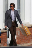 *EXCLUSIVE* Tom Cruise sports retro look on the set of 'Mena'