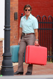 *EXCLUSIVE* Tom Cruise sports retro look on the set of 'Mena'