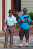 *EXCLUSIVE* Tom Cruise sports retro look on the set of 'Mena'