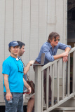 *EXCLUSIVE* Tom Cruise gets chatty with Director Doug Liman and co-star Sarah Wright