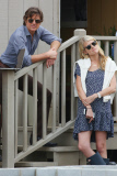 *EXCLUSIVE* Tom Cruise gets chatty with Director Doug Liman and co-star Sarah Wright