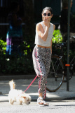 Vanessa Hudgens Picks up after her Dog Darla