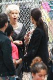 Angelina Jolie brings her kids to soccer practice
