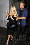 Jessica Simpson looks out of sorts as she exits Sayers Club with Eric Johnson **NO Australia, New Zealand**