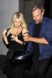 Jessica Simpson looks out of sorts as she exits Sayers Club with Eric Johnson **NO Australia, New Zealand**