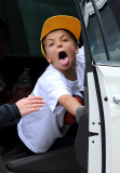 Britney Spears Shops for Garden Supplies with Sons