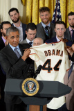 Champion Giants visit President Obama