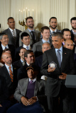 Champion Giants visit President Obama