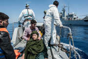 Immigrants rescued in Strait of Sicily