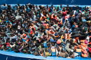 Immigrants rescued in Strait of Sicily