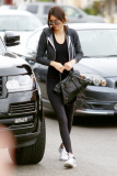 Kendall Jenner and Hailey Baldwin grab a bite to eat in Beverly Hills