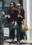 Kirsten Dunst looks Red Hot while out for lunch on Melrose Ave.