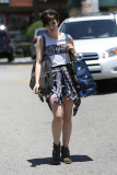 Lily Collins runs errands on a beautiful afternoon