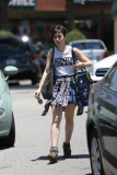 Lily Collins runs errands on a beautiful afternoon