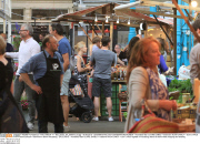 EXCLUSIVE CLAIRE DANES + FAMILY STROLLING THROUGH KREUZBERG DISTRICT IN BERLIN