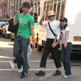 Meg Ryan, Son Jack Quaid and Daughter Daisy True in Soho