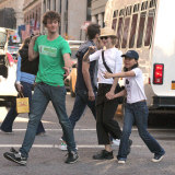 Meg Ryan, Son Jack Quaid and Daughter Daisy True in Soho