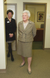 Barbara Bush at new Red Cross building dedication