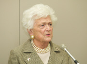 Barbara Bush at new Red Cross building dedication