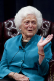 Barbara and Laura Bush attend America's First Ladies symposium