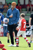 David Beckham beim Kinderfussballturnier in Deutschland