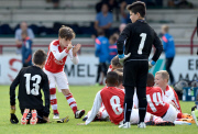 David Beckham beim Kinderfussballturnier in Deutschland