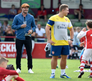 David Beckham beim Kinderfussballturnier in Deutschland