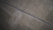The largest piece of illegal graffiti in the world created by Indecline, Mojave Desert, California, America - Mar 2015